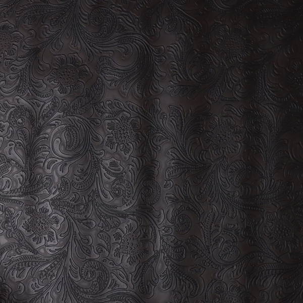 Precut Vinyl - Western Floral- Chocolate 18"x54"