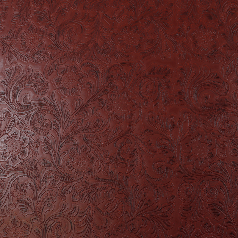 Precut Vinyl - Western Floral- Copper 18"x54"