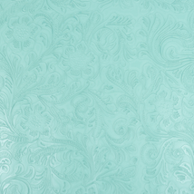 Precut Vinyl - Western Floral- Mint - 18"x54"