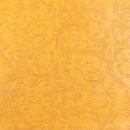 Precut Vinyl - Western Floral Faux Leather - Mustard - 18"x54"