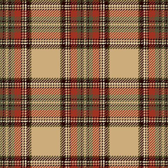 Primo Plaid Flannel-Camel R0935-CAMEL