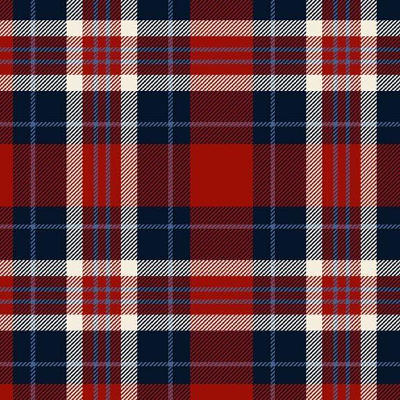 Primo Plaid Flannel-Navy R091417-NAVY