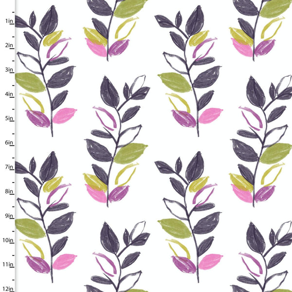 Purple Perfection-Leaf Stems White 23601-WHT