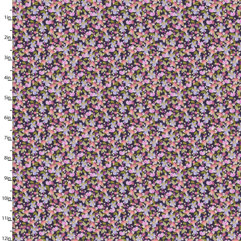Purple Perfection-Tiny Flowers Purple 23602-PUR