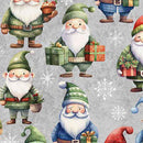 QT Cuties -  Santa Gnomes GRAY 31180-K
