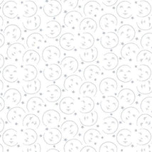 QUILTERS FLOUR V - White On White 1680-01W