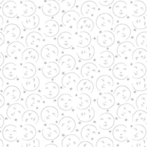 QUILTERS FLOUR V - White On White 1680-01W