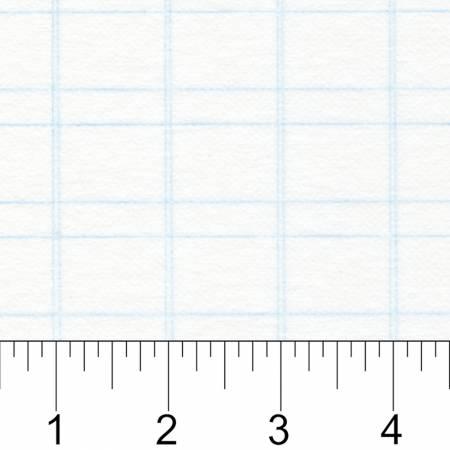 Quilters 1in Grid Fusible Interfacing 48in 327AB-WHT