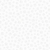 Quilting Illusions-Paw PrintsWhite 1649-26762-Z