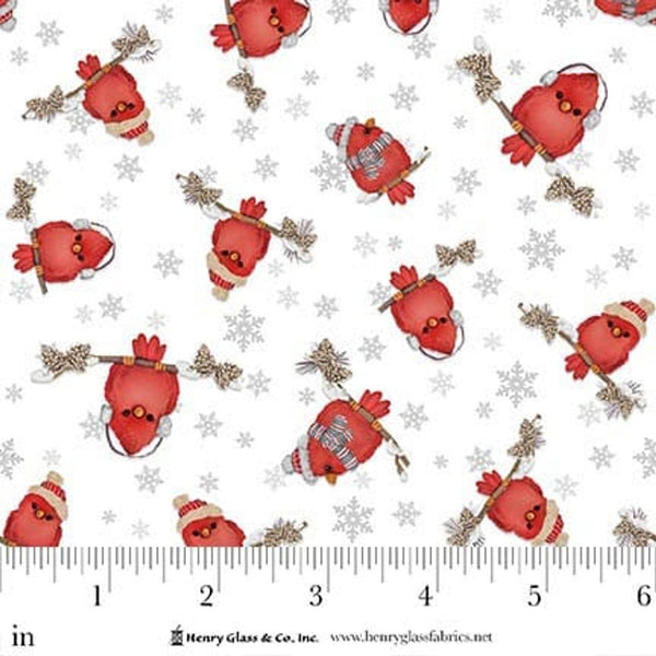 Pinecone Ridge Lodge-White/Red 2126-08