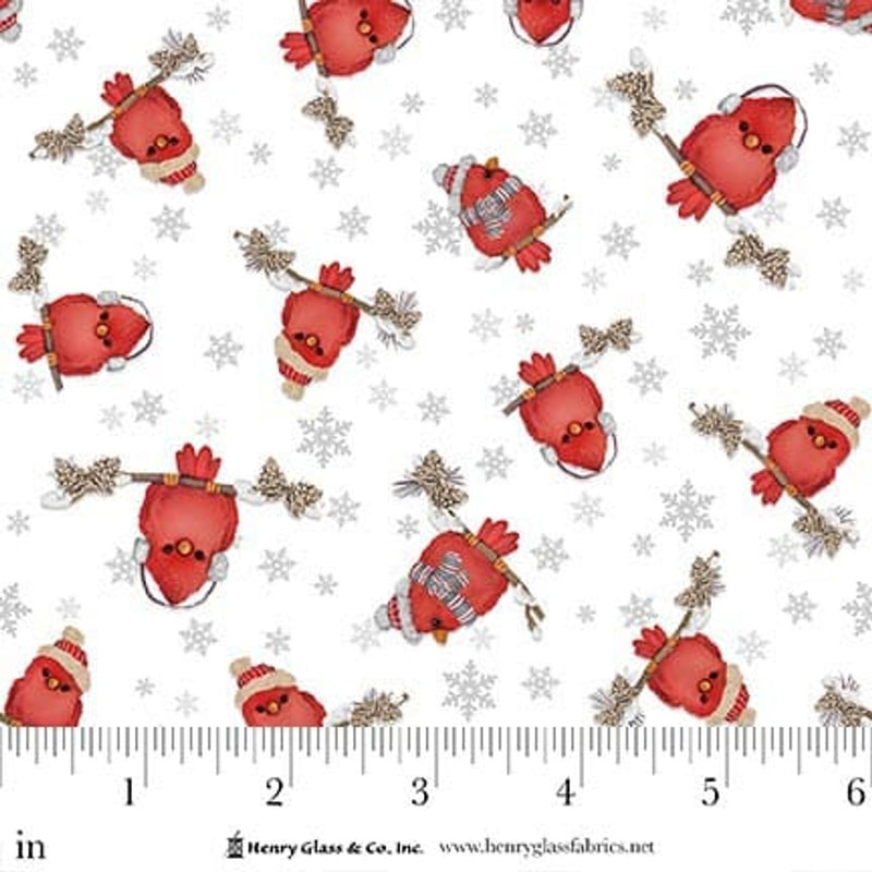 Pinecone Ridge Lodge-White/Red 2126-08