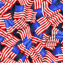 Red, White & Blue-Small Wavy Flags Navy OA604591-NAVY