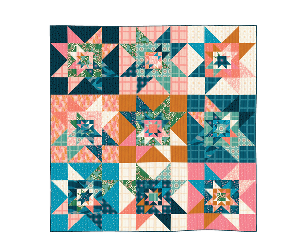 Reimagined Landscapes Star Stacked Quilt Kit