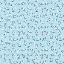 Reindeer on Light Blue AC12C