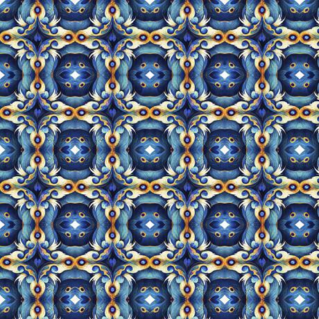 Resplendent-Medallion Denim 2600-30562-W