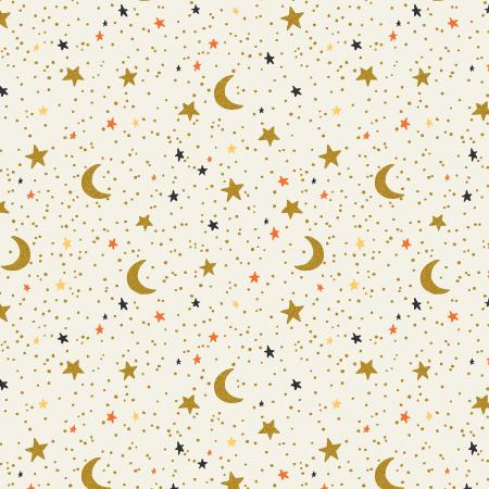 Rifle Paper Halloween-October Night Cream Metallic RP1305-CR3M