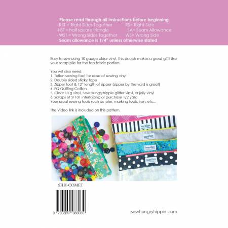 Comet Case Sewing Pattern SHH-COMET