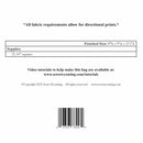 Five By Ten Drawstring Bag SITF209D