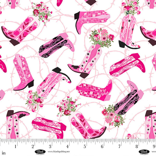 Saddle Up To The Disco-White 4373-01