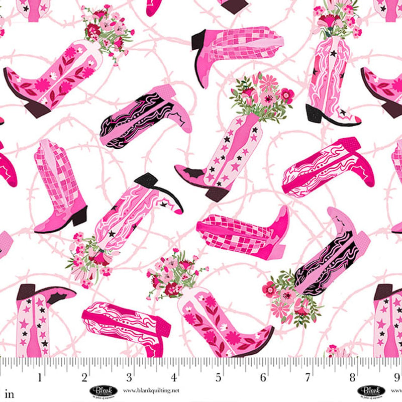 Saddle Up To The Disco-White 4373-01