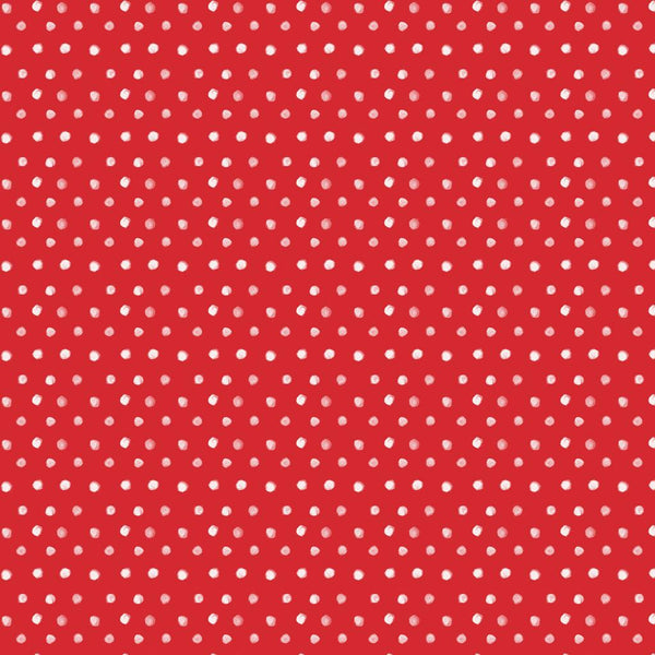 Santa Paws Dots Light Red Y4436-4