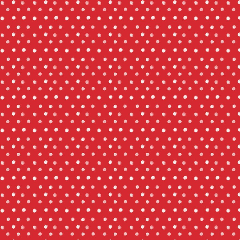 Santa Paws Dots Light Red Y4436-4