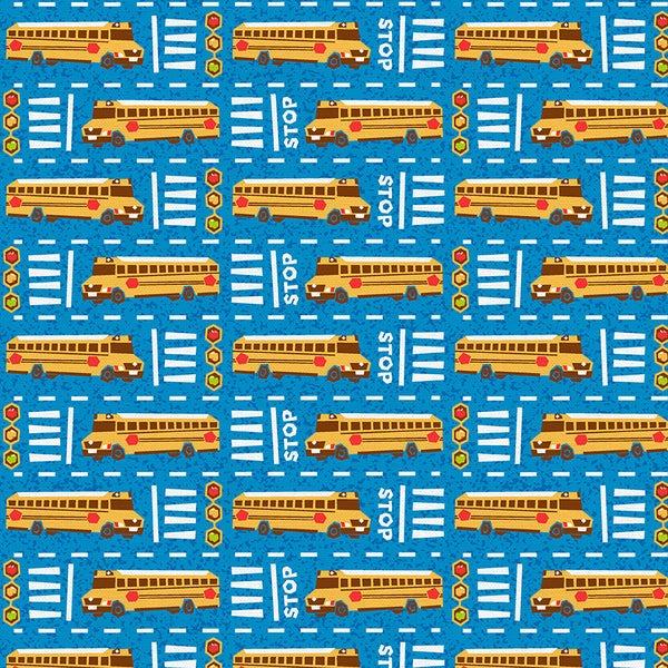 School Lunch-School Buses Blue 12025805