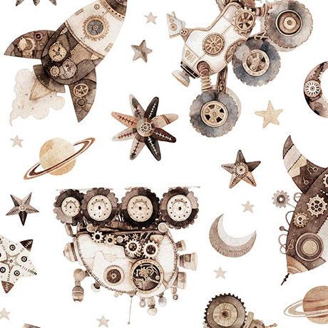 Sewbots-Robot Vehicles White 2600-31379-Z