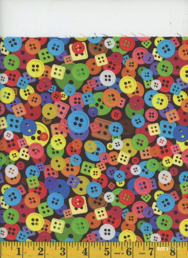 Sewing Mini Buttons-Multi 119642