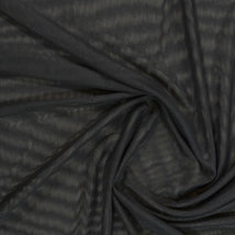 Sheer Stretch Mesh Black