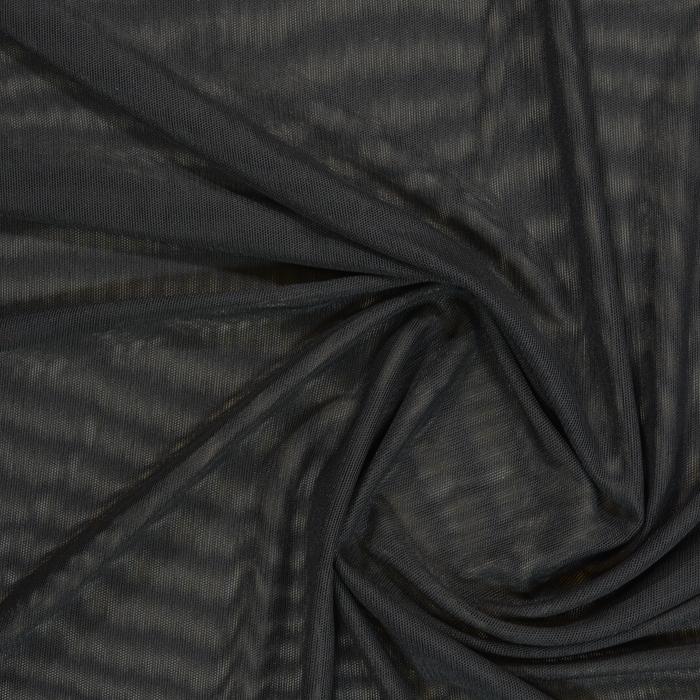 Sheer Stretch Mesh Black