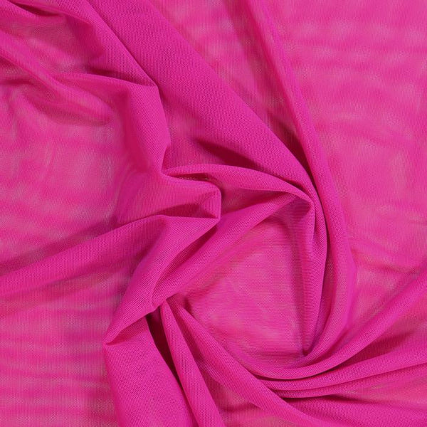 Sheer Stretch Mesh Fuchsia 23