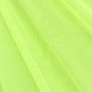 Sheer Stretch Mesh Neon Yellow 06