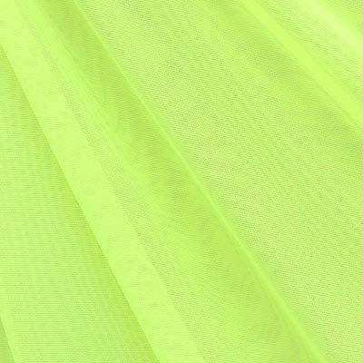 Sheer Stretch Mesh Neon Yellow 06