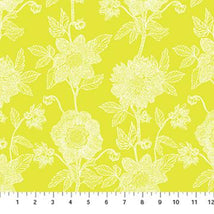 Silhouette-Stitched Dahlia Sun CLAMT104-52V