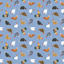 Simple Life-Digital Chickens Denim Y4332-88