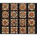 Solstice-Kaleidoscope 36" Picture Patches Panel Black 2600-31227-J