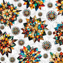 Solstice-Kaleidoscope Medallions White 2600-31229-Z