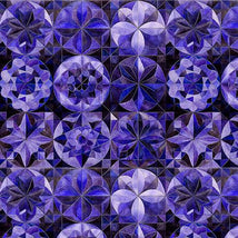 Solstice-Kaleidoscope Packed Circles Violet 2600-31232-V