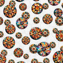 Solstice-Kaleidoscope Tossed Circles White 2600-31230-Z