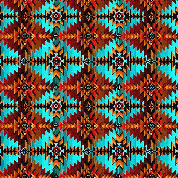 Painted Cactus - Southwest Blanket-Turquoise WEST-CD3857-TURQUOISE