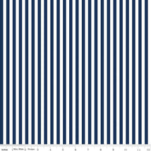 Stripes-1/4" Black C555-NAVY