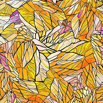 Sunlit Bears-Stained Glass Gold 2600-31563-S