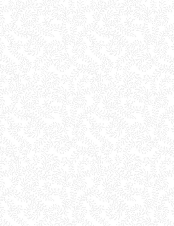 Swirling Leaves-White On White 27650-100