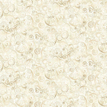 Swirls On Music Notes-Cream MUSIC-CD3096-CREAM