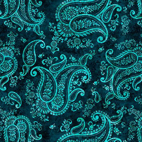 Born To Run - Paisley Navy/Teal 2600-31481-NQ