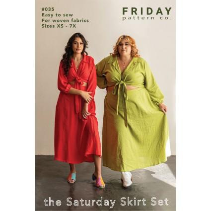 The Saturday Skirt Set Pattern FRISSS035