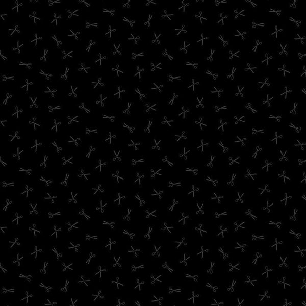 Tossed Scissors-Black HUE-C3814-BLACK