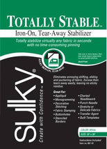 Totally Stable Iron-on Tear-Away Stabilizer White 20in x 1yd 661-01