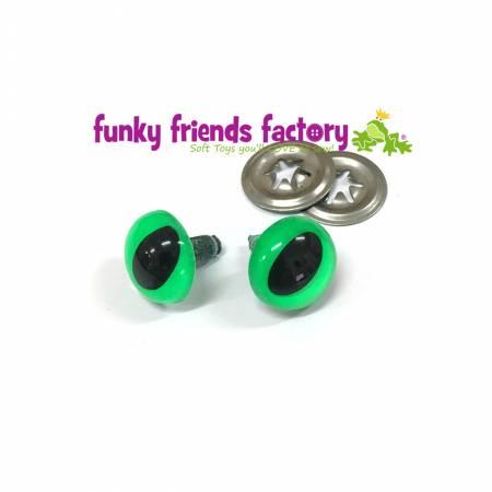 Toy Eyes Cat - 12mm LS Green FF12CATGREEN